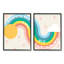 «Rainbow Cloud Daydream Quote Heart Patten Design» par Daphne Polselli - ensemble de 2 impressions-70553969-70553971