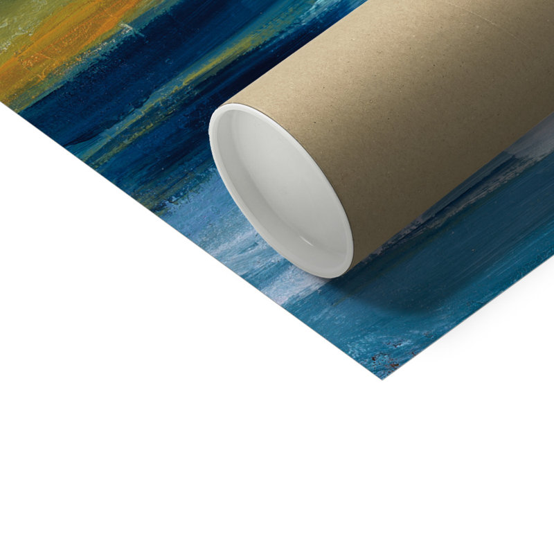 Horizon by Julia Purinton - Painting, 20cm H x 30cm W, Paper Print