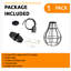 Clune 1 - Light Black Geometric Pendant