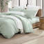 Coussin décoratif en coton gaufré pur 12 x 36 DKNY - blanc
