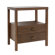 Francisca 2 - Drawer Solid Wood Nightstand