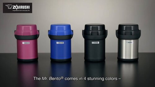Zojirushi Mr. Bento® Stainless Steel 4 Container Food Storage Set & Reviews
