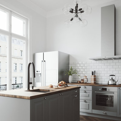 Greenwich 18 H 1-handle Pull-Down 2-Function Sprayer Kitchen Faucet and Soap Dispenser
