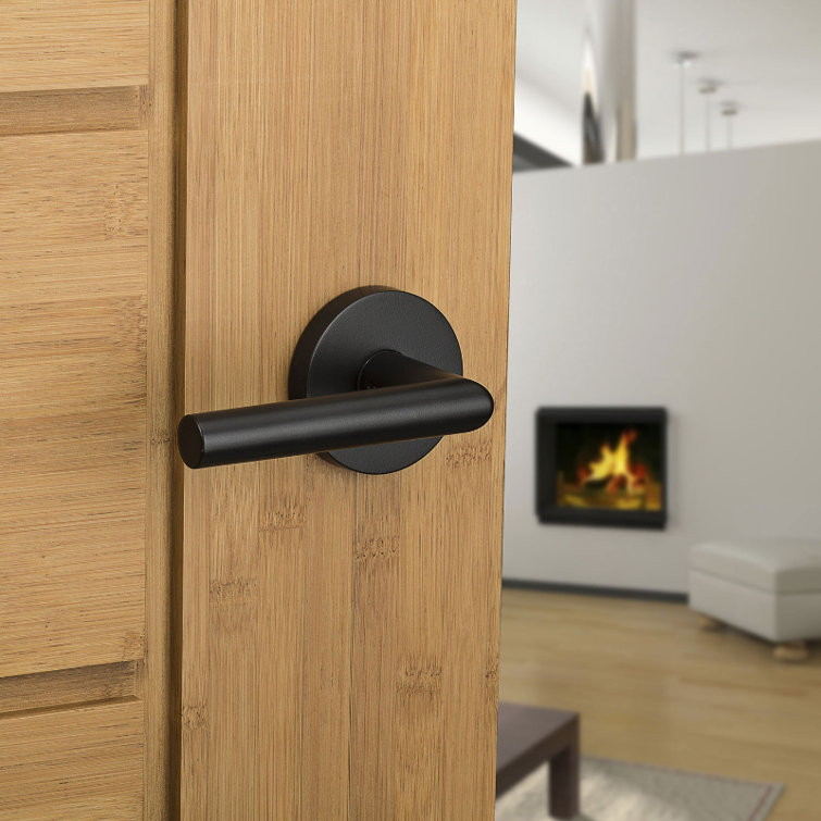 Kwikset Milan Passage Door Lever with Round Rosette