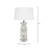 Baine Maffra 25" Silver Table Lamp