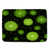 Motif floral vert