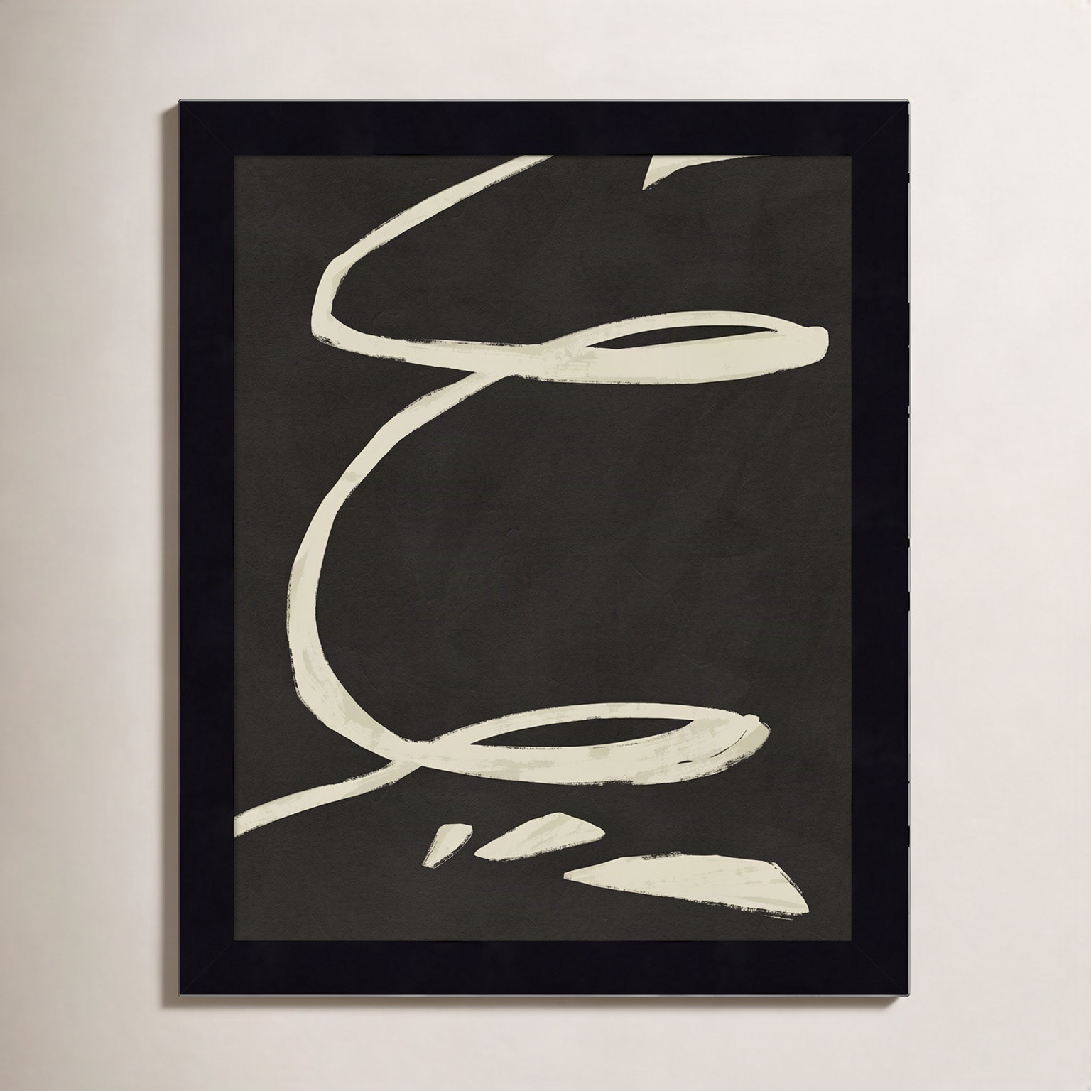 Neutral Spring III Print by Jacob Green, Black, 13" H x 11" W x 1" D