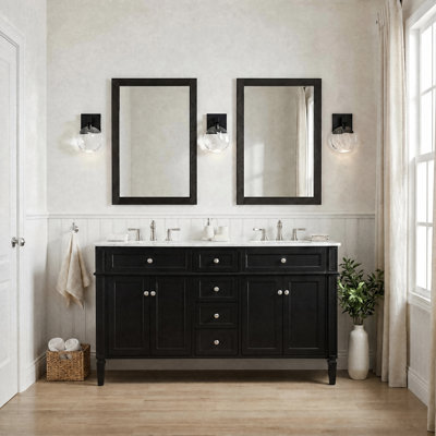 Ensemble de meuble-lavabo double 60 "Rivers