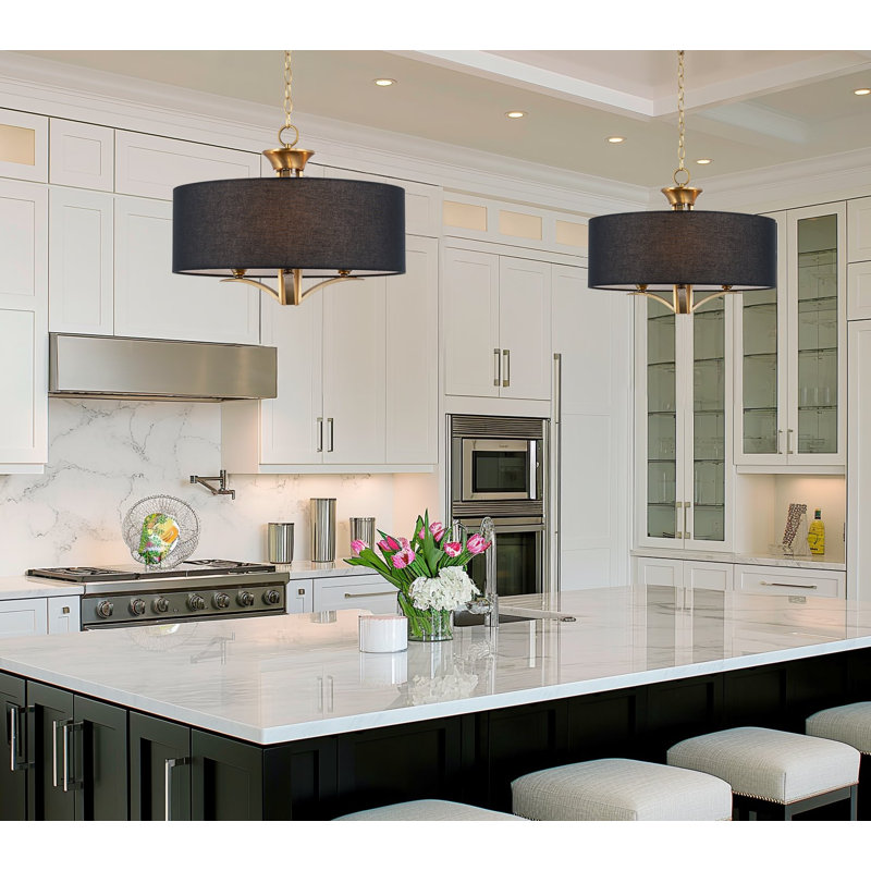 Haleemah 3 - Light Dimmable Drum Chandelier