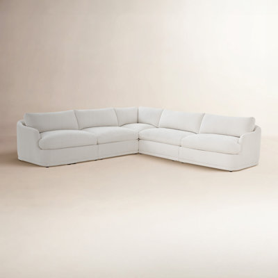Seadrift 5 - Piece Upholstered Modular Corner Sectional