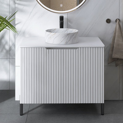 Meuble-lavabo autoportant de 30 po avec lavabo