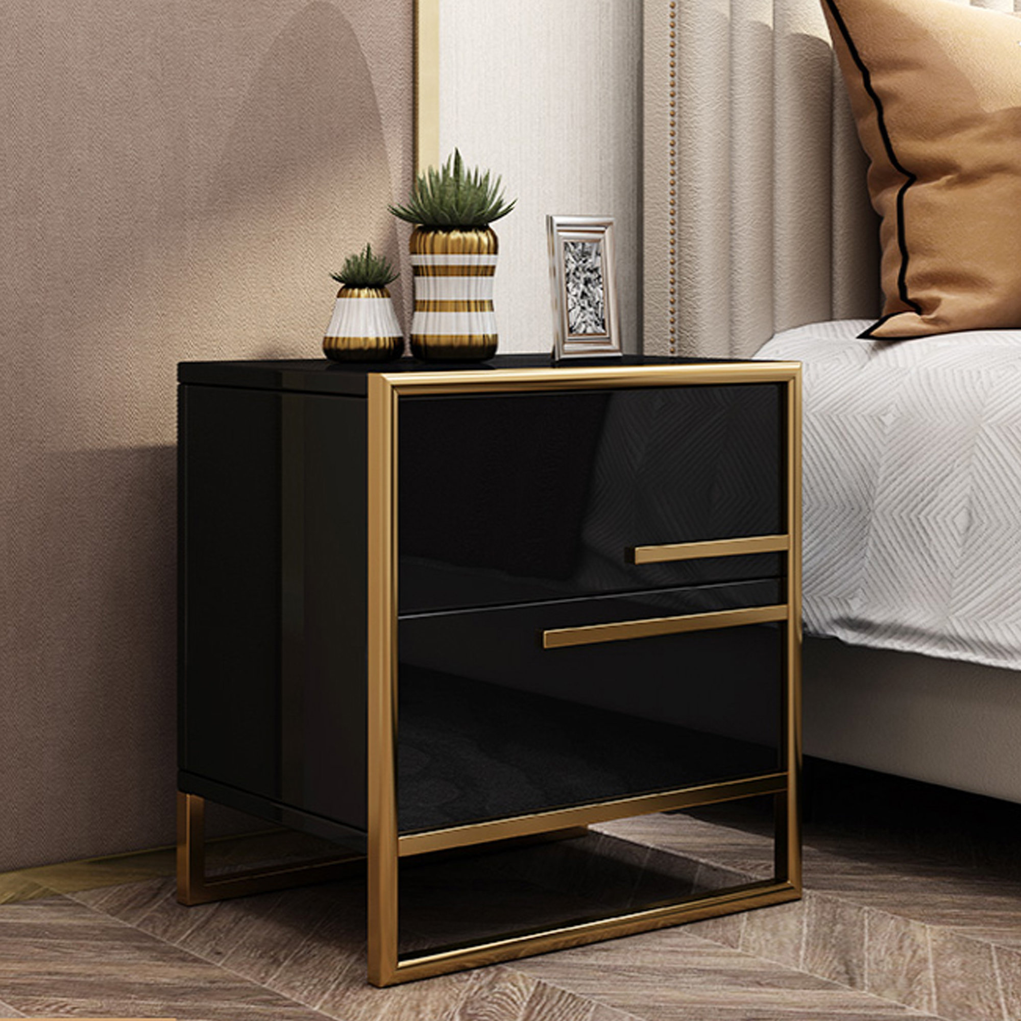 Mercer41 Darhl 2 - Drawer Nightstand & Reviews | Wayfair