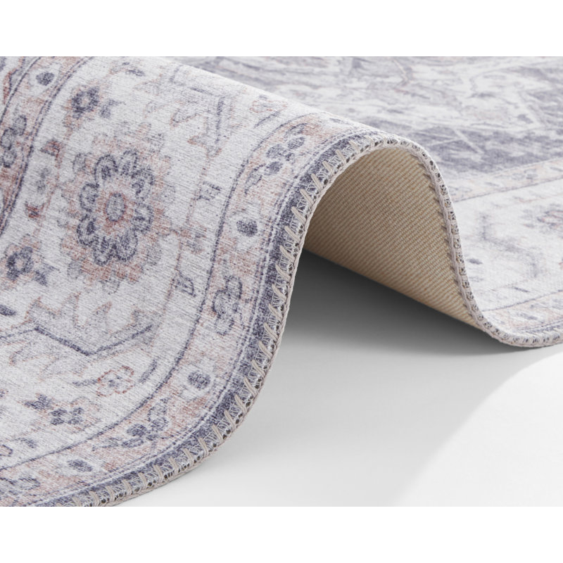 Anthea Tufted Mauve Pink Carpet, Runner 80 x 200cm