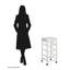 Solid Wood Top Kitchen Cart