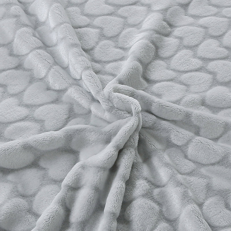 Knitted Blanket, Gray 