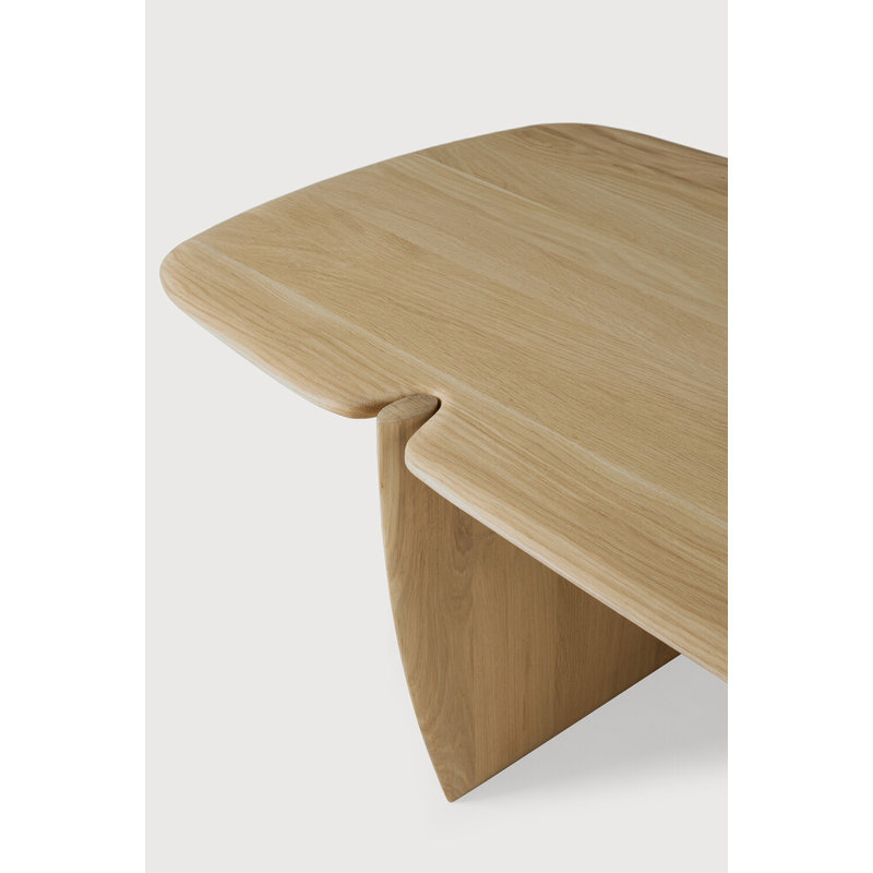 Pi Solid Wood Coffee Table, Oak