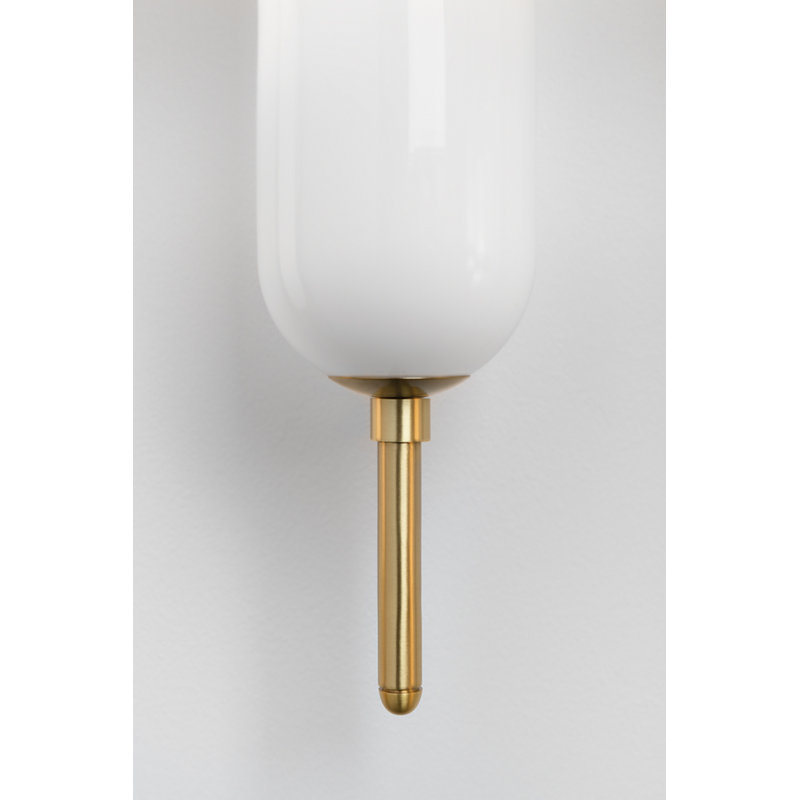 Chutney Miley 1 - Light LED Dimmable Armed Sconce, Aged Brass