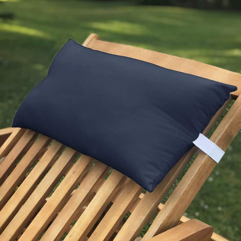 Sunlounger Back Cushion, Navy Blue, 2-pack