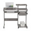 Bureau d'ordinateur complet, gris