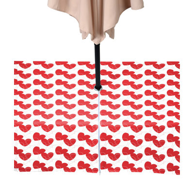Geometric Valentine's Day Tablecloth
