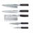 Cuisine::pro® Damashiro EMPEROR®  Hikari Knife Block 7 Piece Ash-115762747-115762749