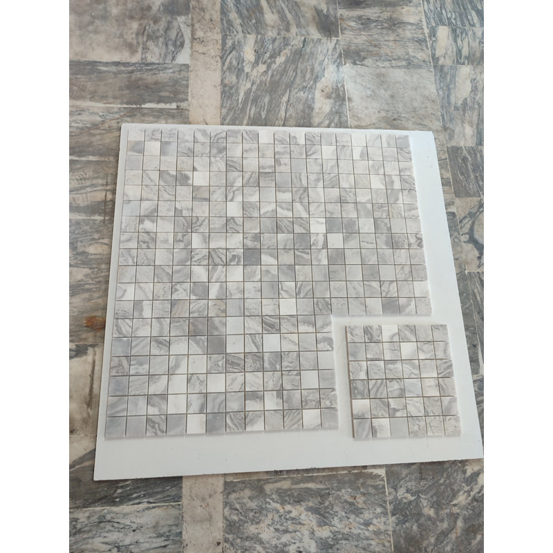 2x2 ARGENTO DOLOMITI MOSAIC HONED
