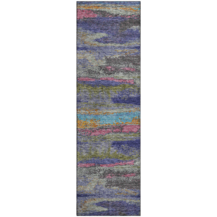 Premium Machine Washable Prisco Lavender Rug