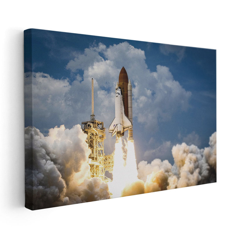 Ready to Launch - Canvas Print Wall Art, 24" H x 36" W