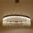 Esiquio LED Unique Chandelier with Crystal Accents without Remote