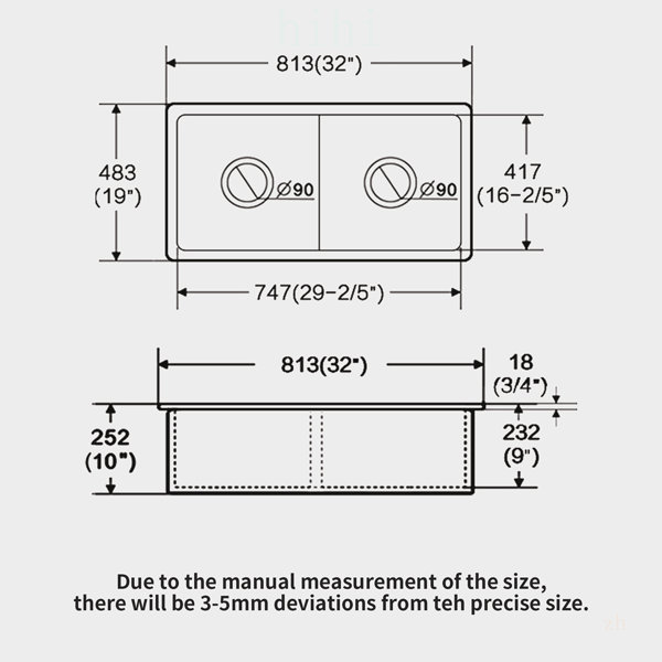 Dimensions du produit