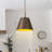 1 - Light Antique Brass Dome Pendant