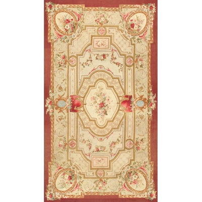 Abusson Handmade Wool Oriental Area Rug