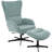 Hanayo Swivel Recliner with Ottoman