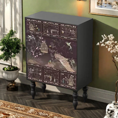 Modern Five  Drawer Storage  Accent Chest