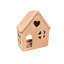 Townhouse Ceramic Tealight Holder - Hand-Finished Candle Lantern with Cut-Out Windows Starry Roof Tabletop Décor