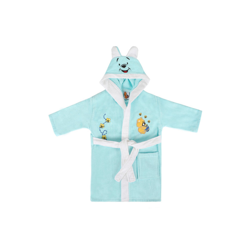 Peignoir 100% coton Clintonville, Kids M, Bleu