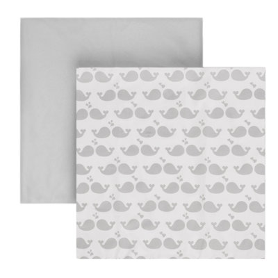 Animals 100% Brushed Microfiber Polyester 2 - Piece Standard Crib Sheet Set