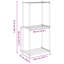 42.5cm W Aluminium Shelving Unit