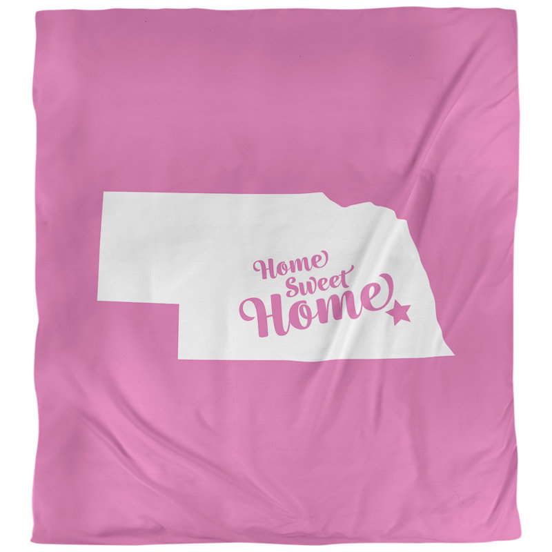 Housse de couette lincoln doux, Rose, Housse de couette pour grand lit, Polyester brossé
