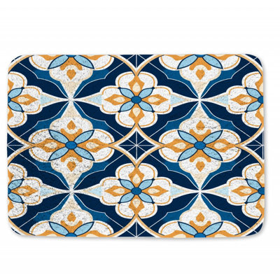 Tapis de bain en microfibre / microsuède Chrysanthia