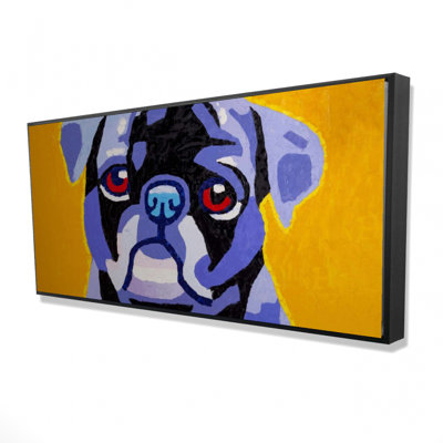 Flash The Pug Print On Canvas