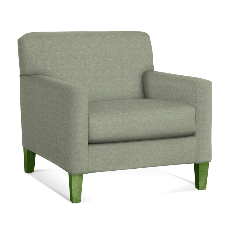 Tampa Armchair, Green Performance Fabric; 0851-54, Flax