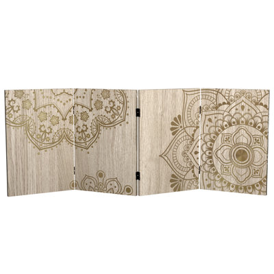 Fellman Mandala Folding Room Divider by Mistana