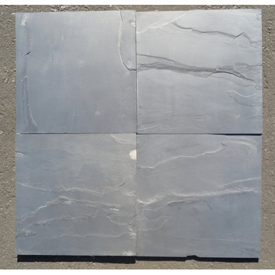 12" x 12" Slate Stone Look Vintage Wall & Floor Tile