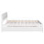 Structure de lit avec lit gigogne simple et 2 tiroirs ultrabrillants-313238397