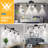 24.8'' 4 -Light Swing Arm Track Track Kit with Dimmable and Adjustable Head