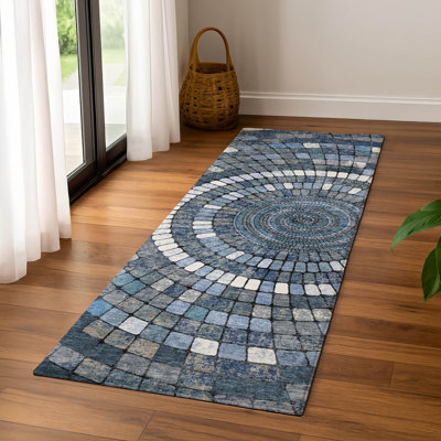 Premium Machine Washable Mayfield AMF2216 geometric Rug