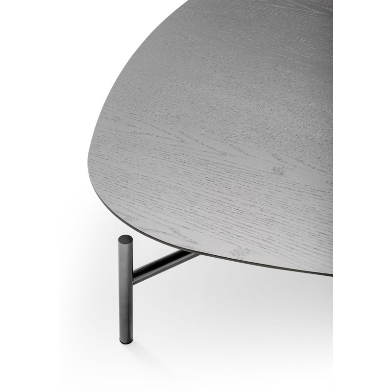 Finsbury Single Coffee Table, 13" H x 51" W x 51" D, Walnut