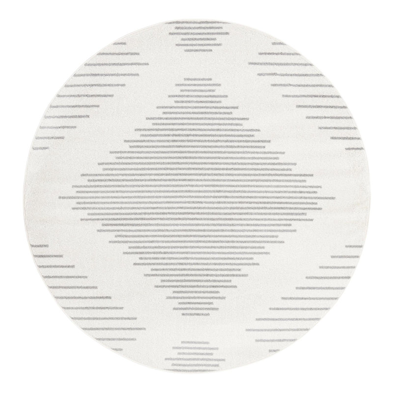 Cohutta Geometric Indoor Rug, Round 6'1"