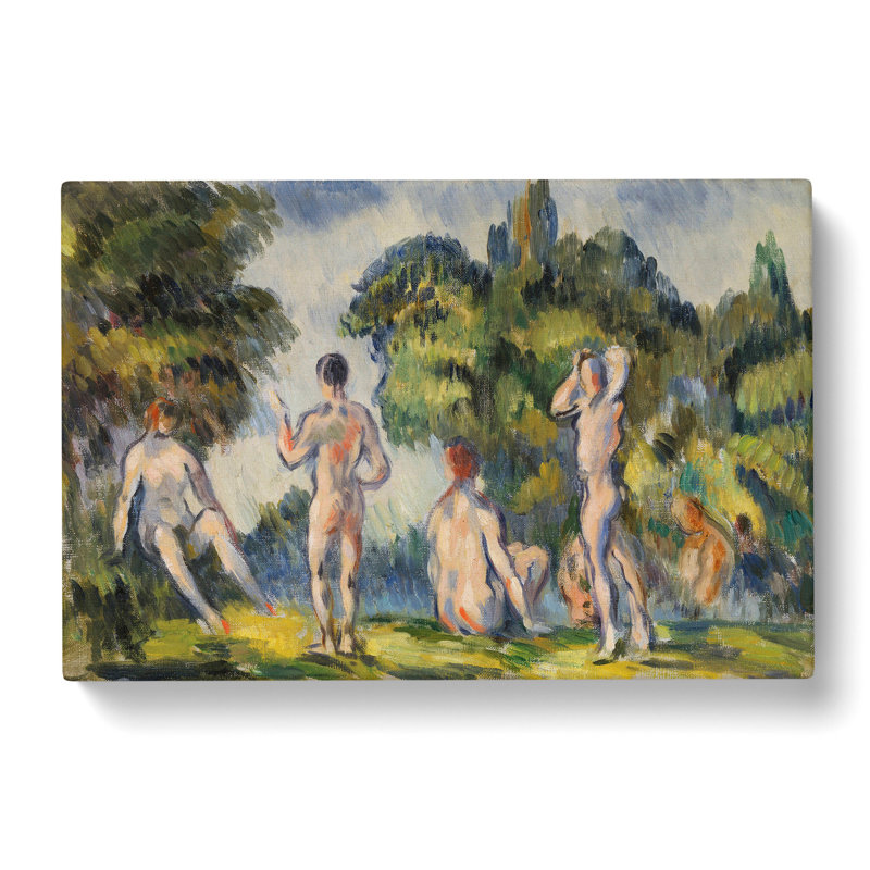 Bathers Vol.4 by Paul Cezanne - Wrapped Canvas, 40cm H x 60cm W x 3cm D